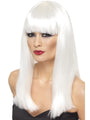 White Long Straight Glamourama Wig