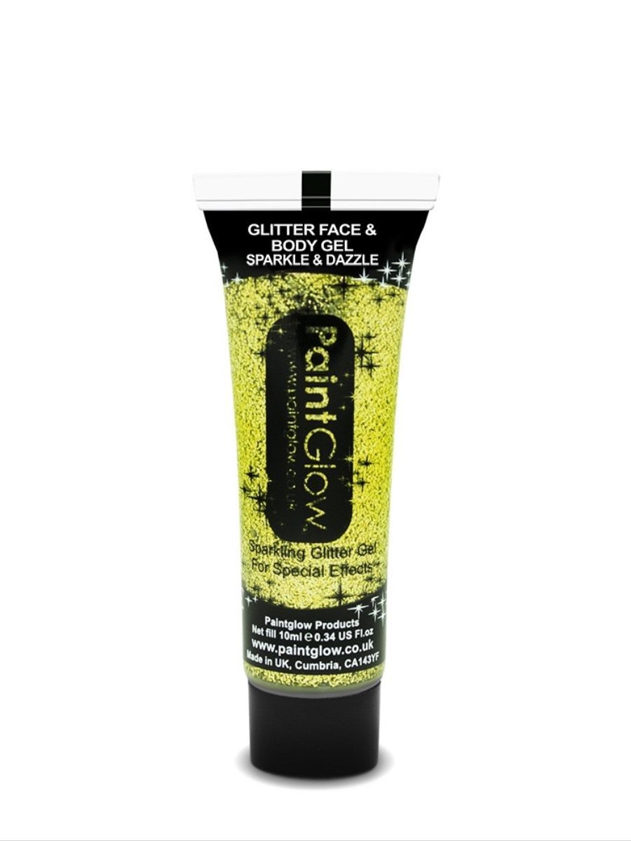 Glitter Body Gels, Gold, 10ml