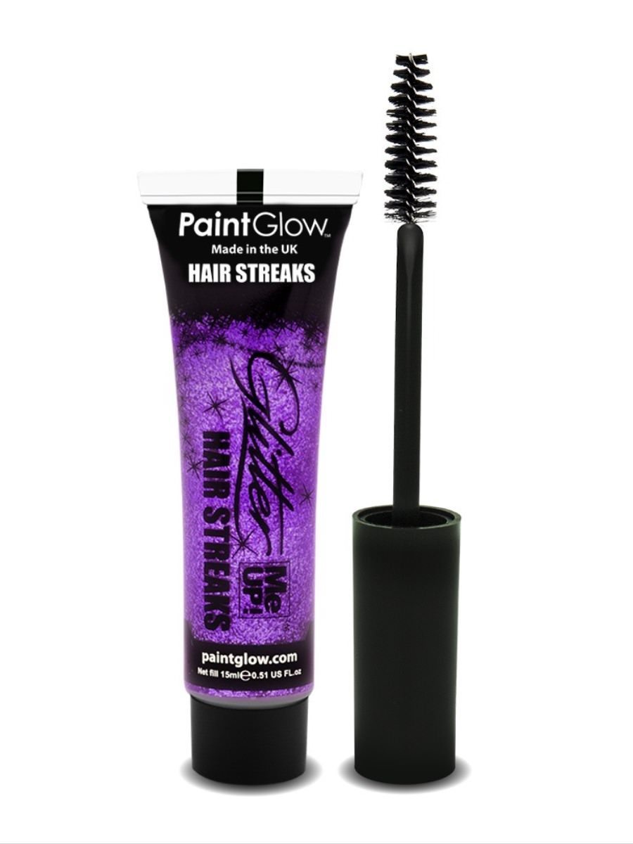 Glitter Me Up Hair Streaks, Fuchsia, 15ml