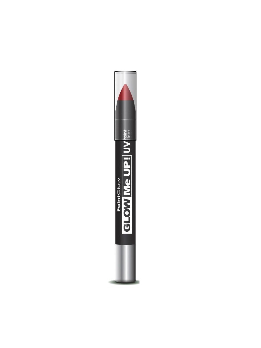 Glow Me Up UV Paint Liner, Red Smiffys Australia