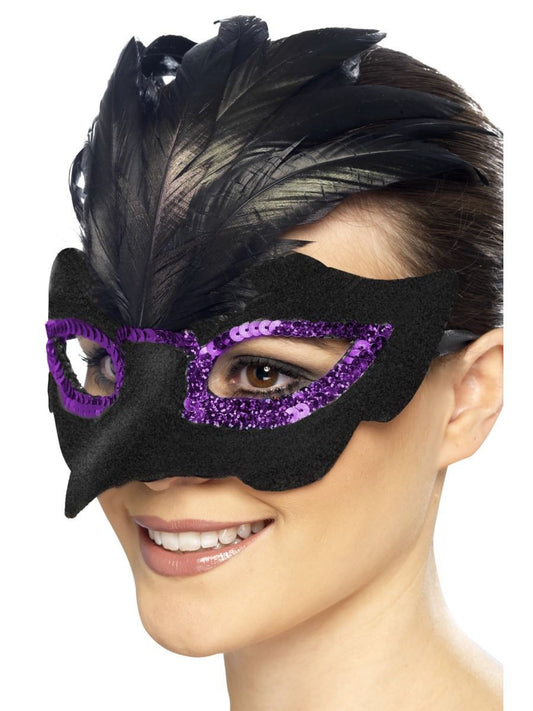 Gothic Raven Masquerade Eyemask