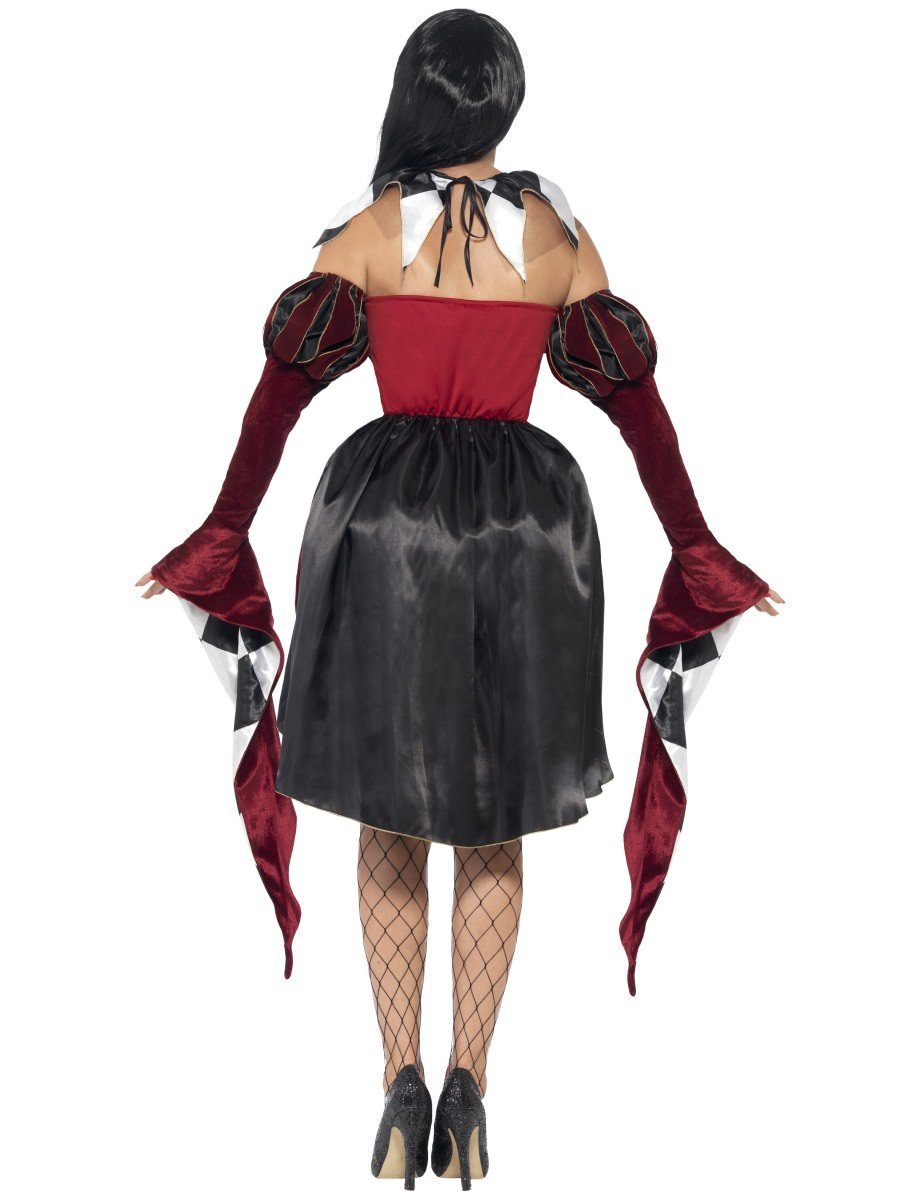 Gothic Venetian Harlequin Costume, with Dress Alternative View 2.jpg
