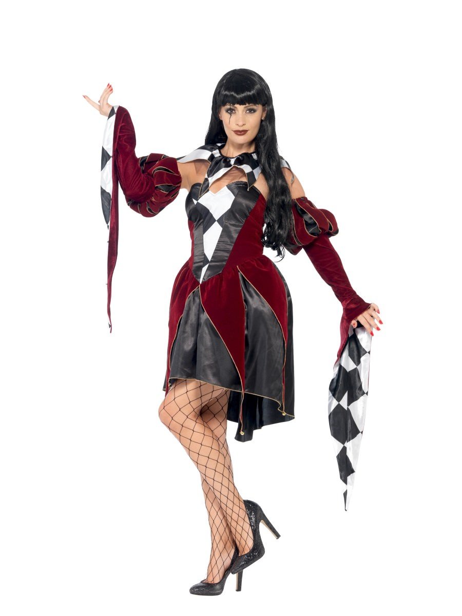 Gothic Venetian Harlequin Costume, with Dress Alternative View 3.jpg