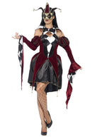 Gothic Venetian Harlequin Costume, with Dress