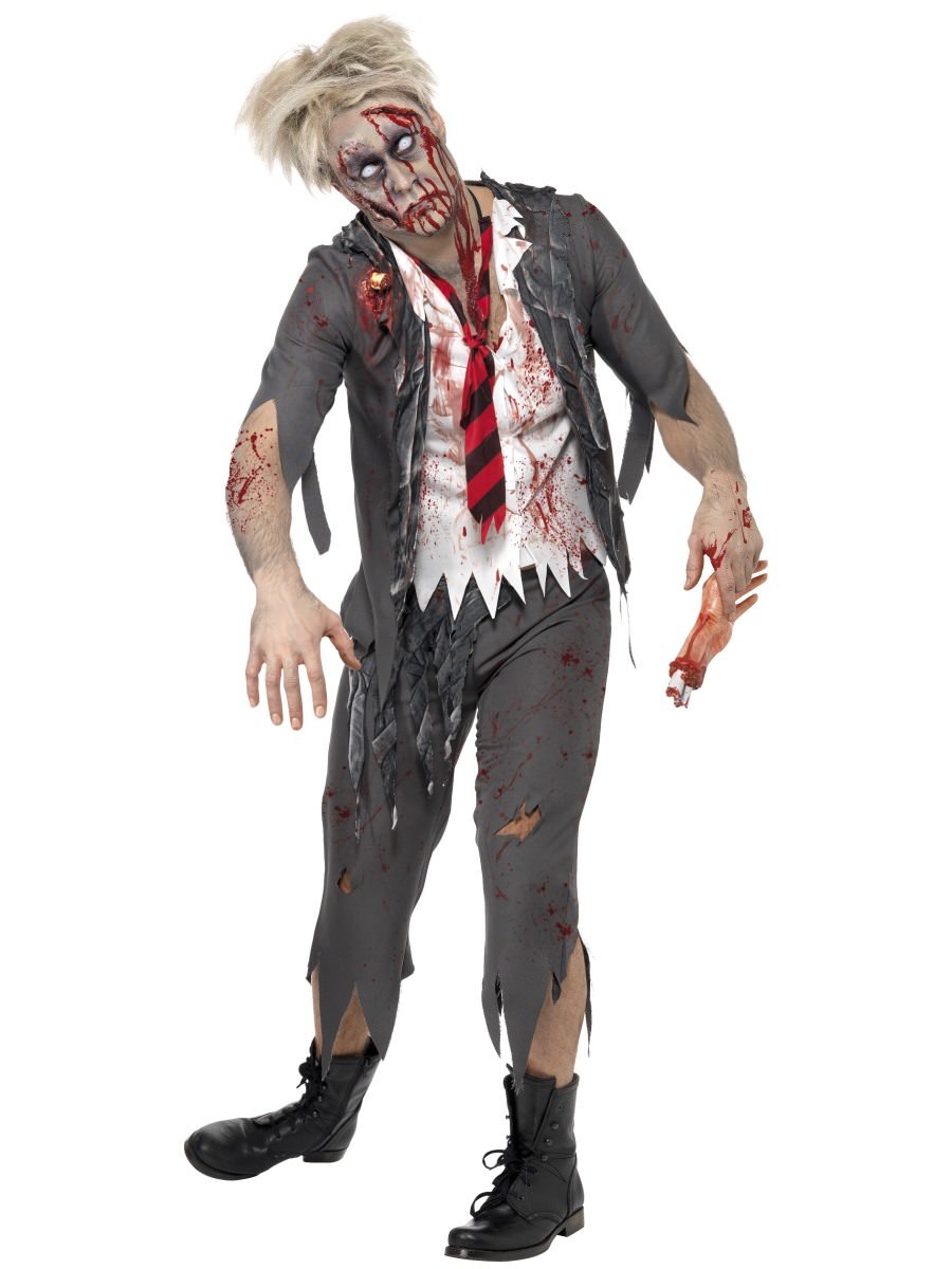 High School Horror Zombie Schoolboy Costume