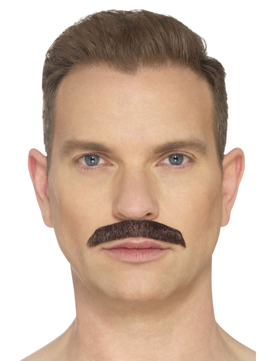 Iconic Rock Star Moustache, Brown
