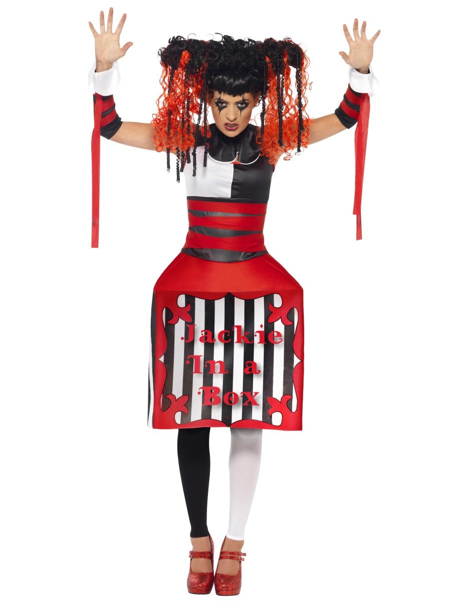 Jackie in a Box Costume