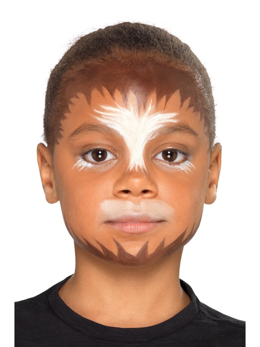 Kids Halloween Werewolf Make Up Kit, Aqua Alternative View 2.jpg