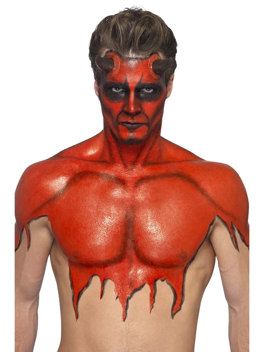 Liquid Latex Pot & Sponge Applicator, Red