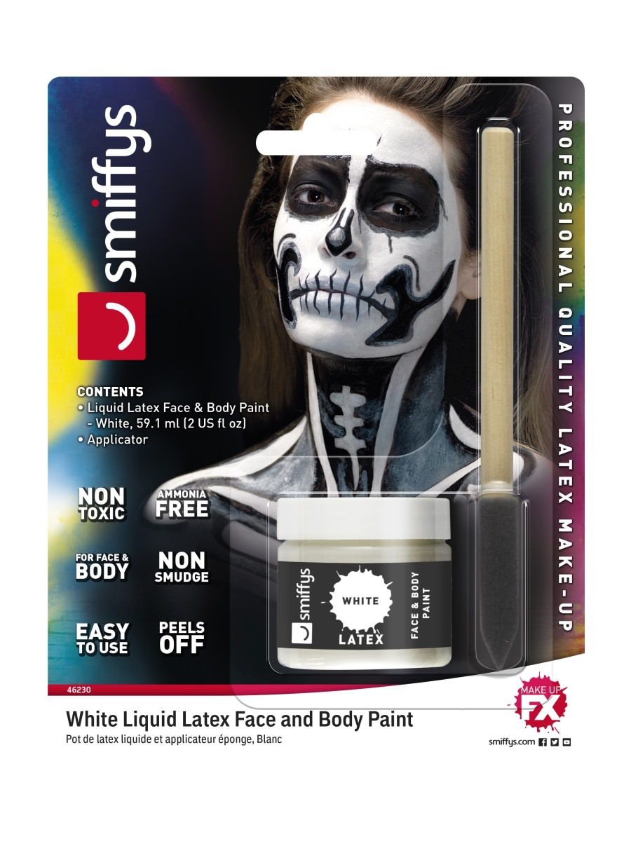 Liquid Latex Pot & Sponge Applicator, White Alternative View 6.jpg