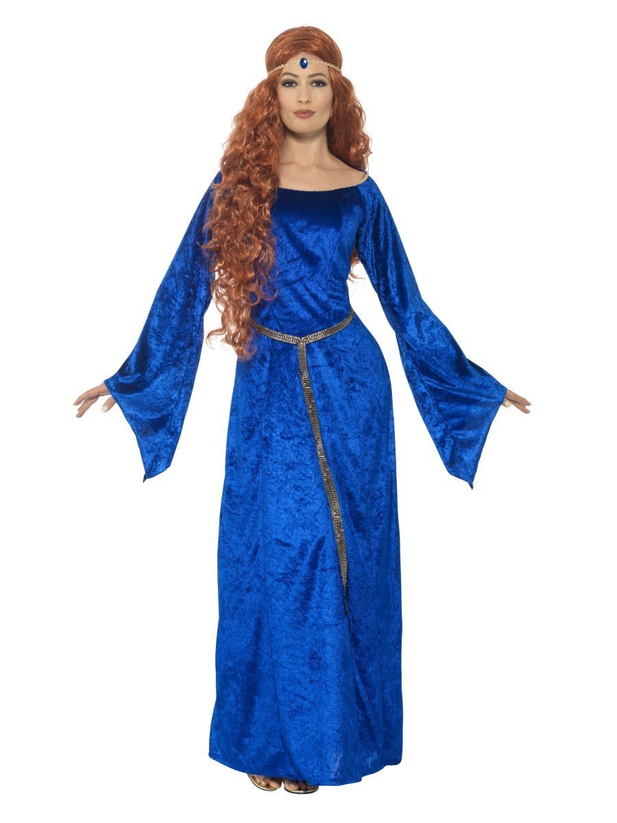 Medieval Maid Costume, Blue