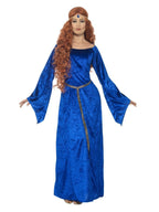 Medieval Maid Costume, Blue