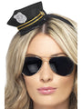 Black Mini Cop Hat