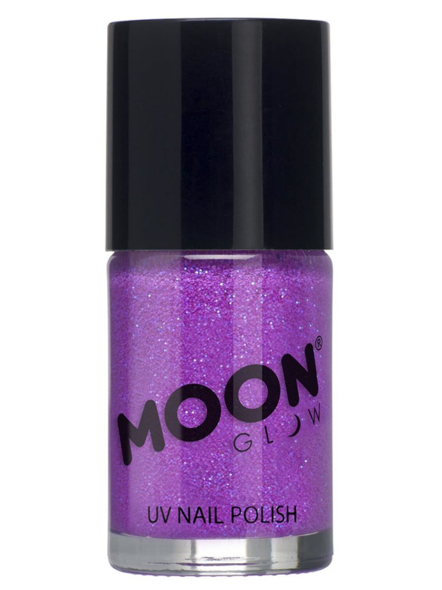 Moon Glow Neon UV Glitter Nail Polish