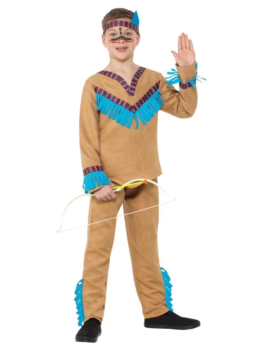 Native American Inspired Boy Costume, Brown