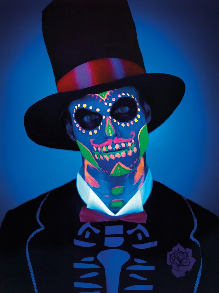 Neon Day of the Dead Liquid Latex Kit Alternative View 3.jpg