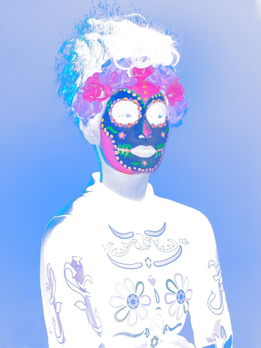 Neon Day of the Dead Liquid Latex Kit Alternative View 7.jpg
