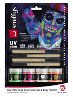 Neon Day of the Dead Liquid Latex Kit Alternative View 8.jpg