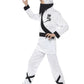 Ninja Assassin Costume, White & Black Alternative View 1.jpg