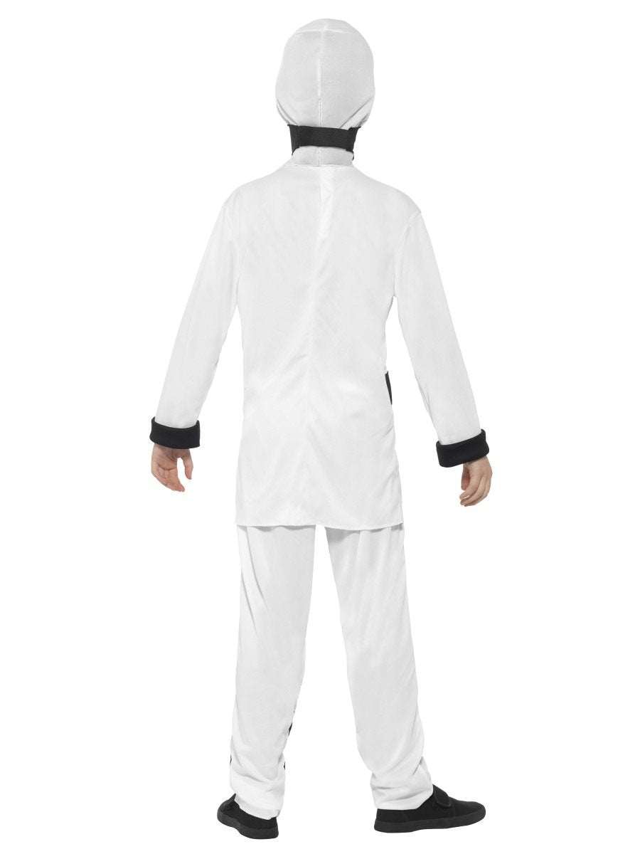 Ninja Assassin Costume, White & Black Alternative View 2.jpg