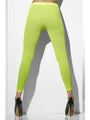 Neon Green Opaque Footless Tights