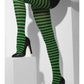 Opaque Tights, Green & Black, Striped Alternative View 1.jpg
