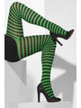 Green and Black Opaque Tights