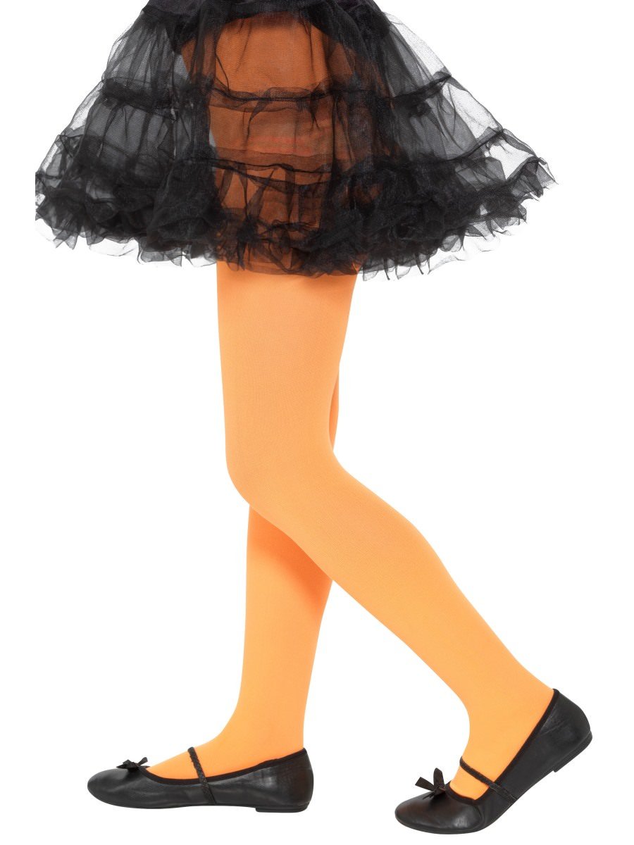 Opaque Tights, Orange, Age 6-12