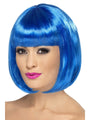 Blue Short Bob Partyrama Wig