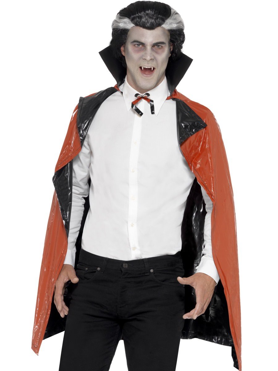 PVC Reversible Vampire Cape Alternative View 1.jpg