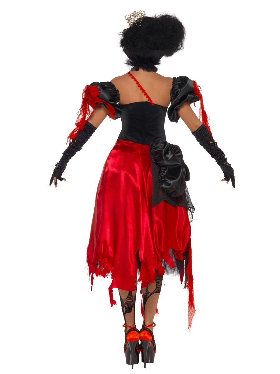 Queen Of Hearts Costume, Black & Red Alternative View 2.jpg