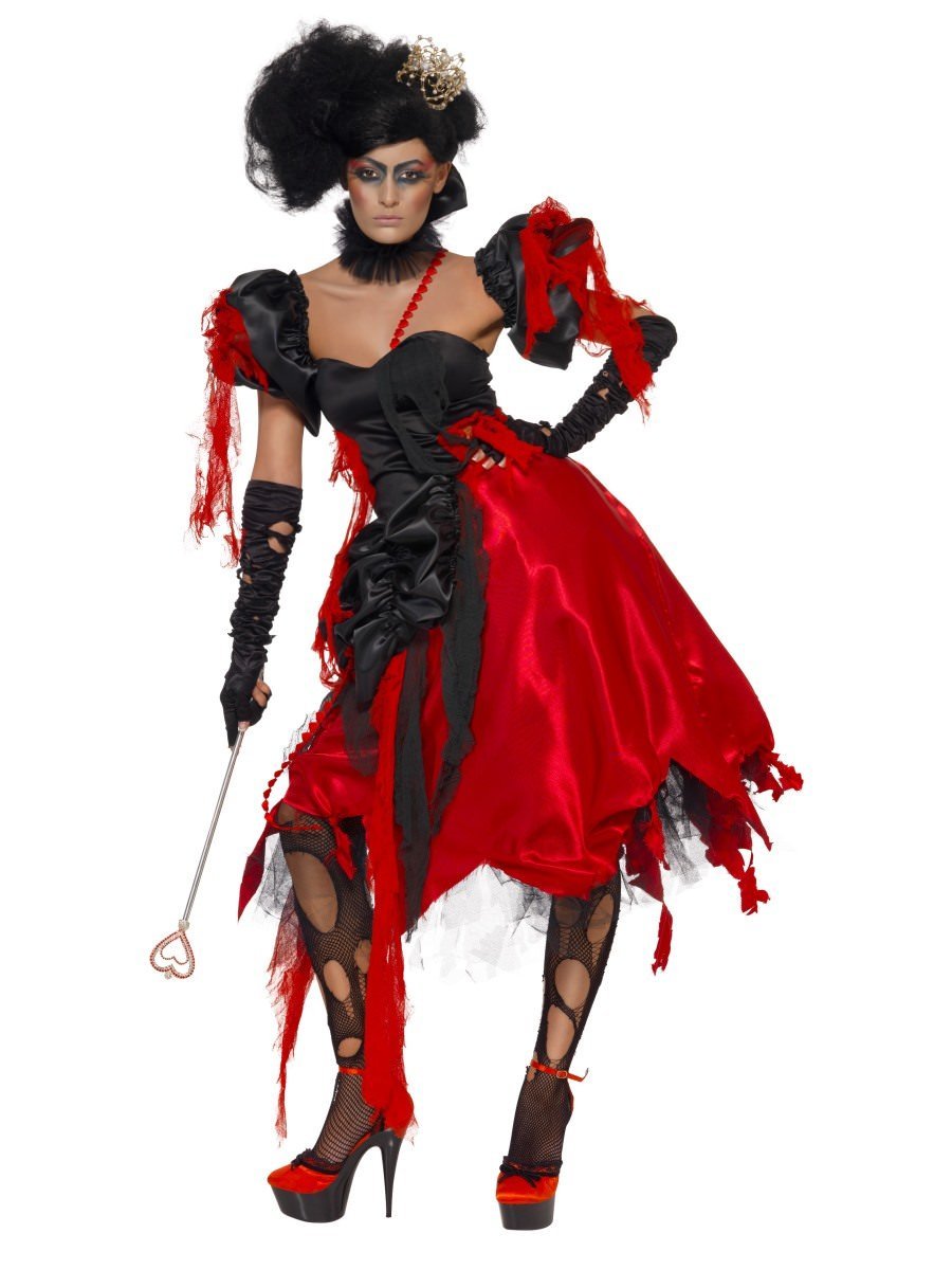 Queen Of Hearts Costume, Black & Red
