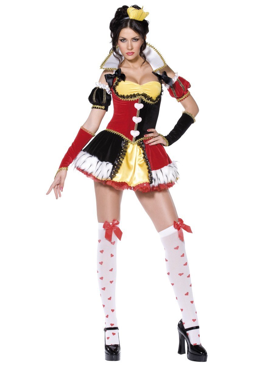 Queen of Hearts Costume, Red & Black
