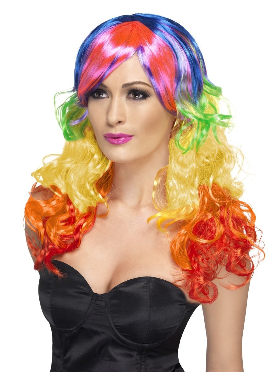 Rainbow Curl Wig