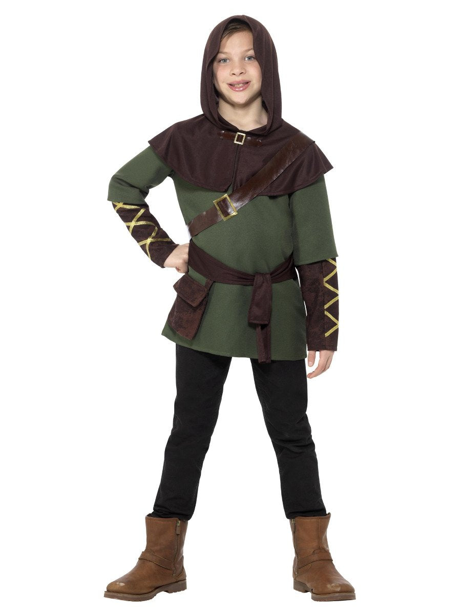 Robin Hood Boy Costume, Green & Brown