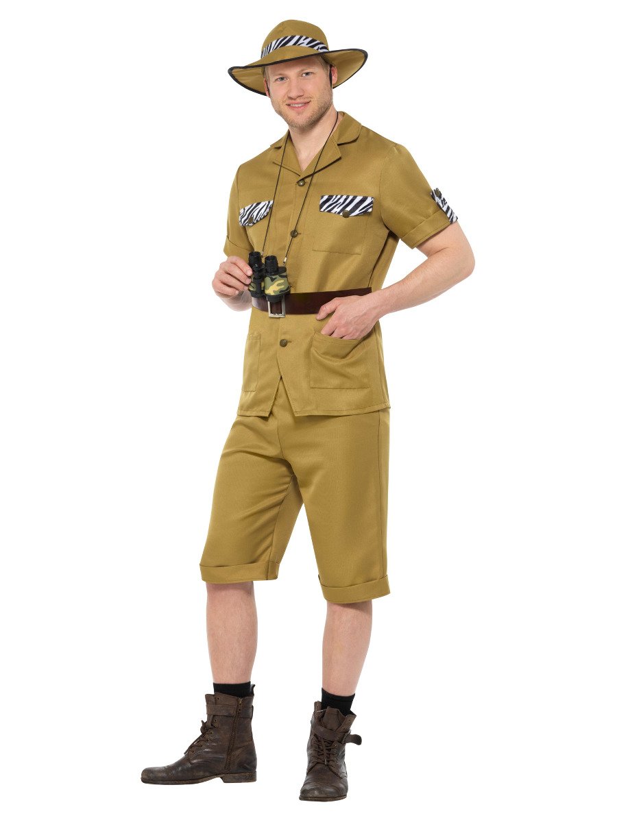 Safari Man Costume, Brown
