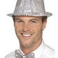 Sequin Trilby Hat, Silver Alternative View 1.jpg