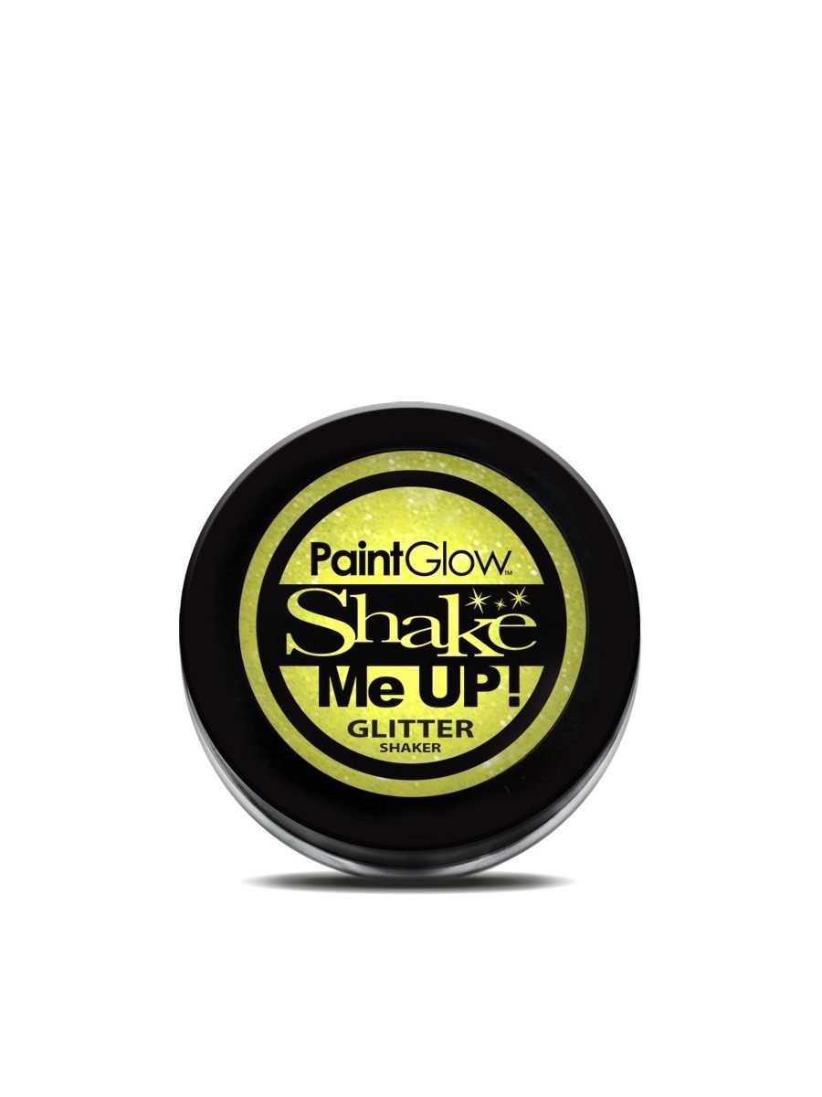 Shake Me Up UV Glitter Shaker, Yellow, 5g