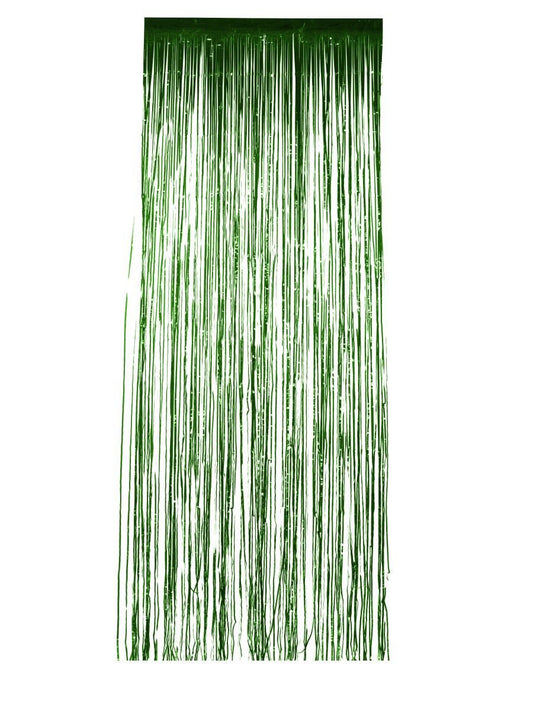 Shimmer Curtain, Metallic Green