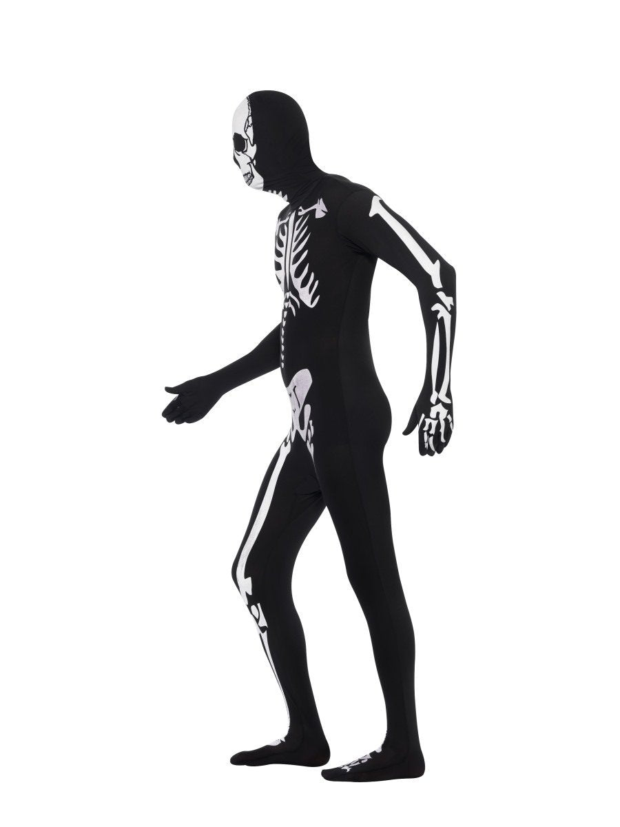 Skeleton Second Skin Costume, Black Alternative View 1.jpg