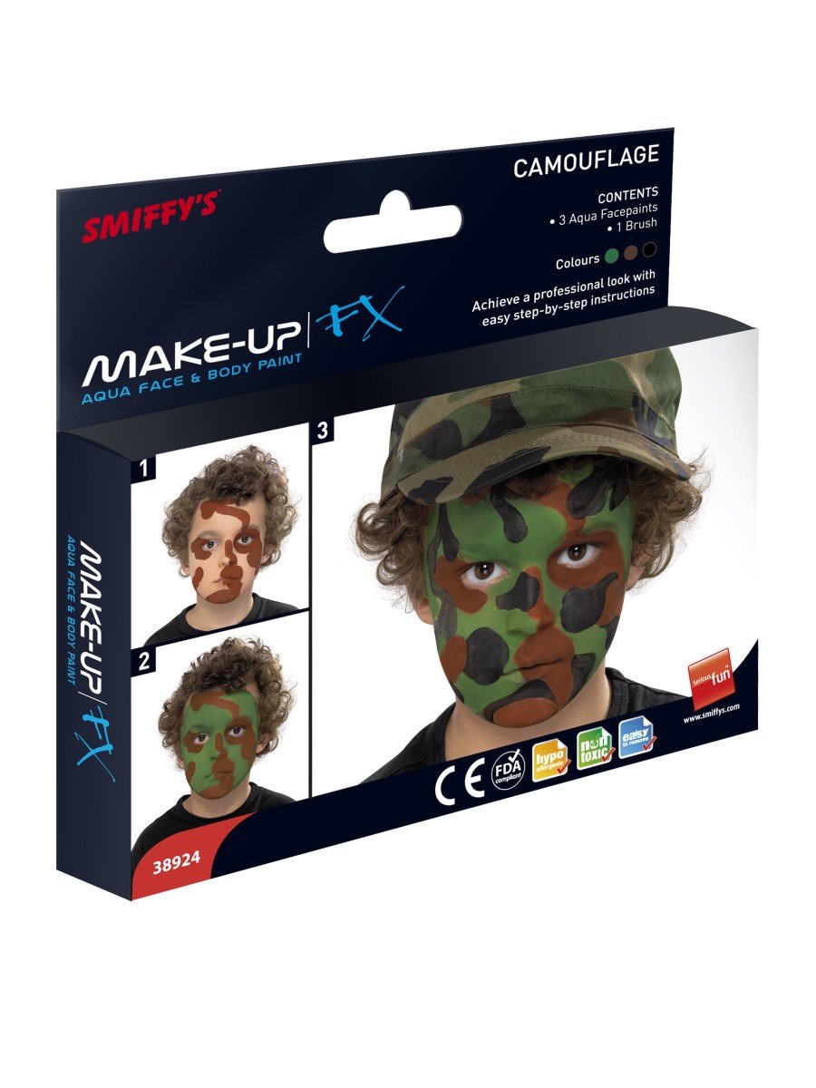 Smiffys Make Up FX, Aqua, Camouflage Kit Alternative View 6.jpg