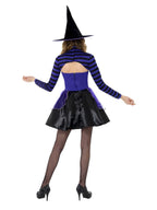 Teen Stripe Dark Fairy Costume, Purple & Black Alternative View 2.jpg