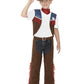 Texan Cowboy Costume, Child, Brown & Blue Alternative View 1.jpg