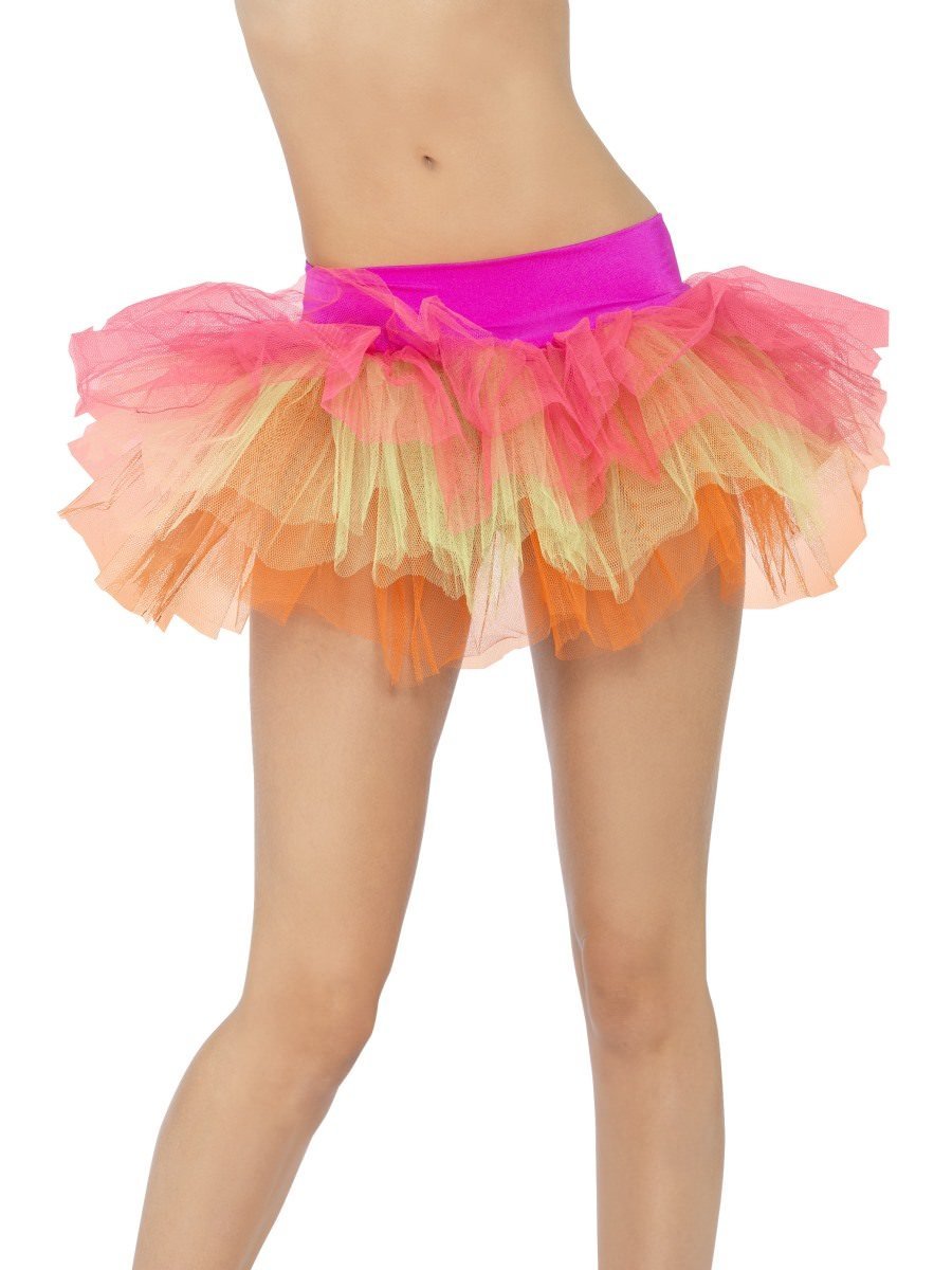Tutu Underskirt, Multi-Coloured, Neon, Layered Alternative View 1.jpg