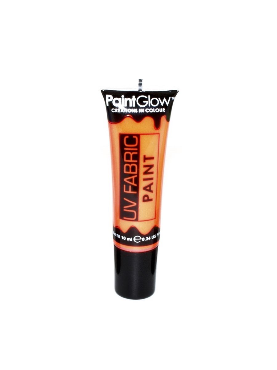 UV Fabric Paint, Orange, 10ml