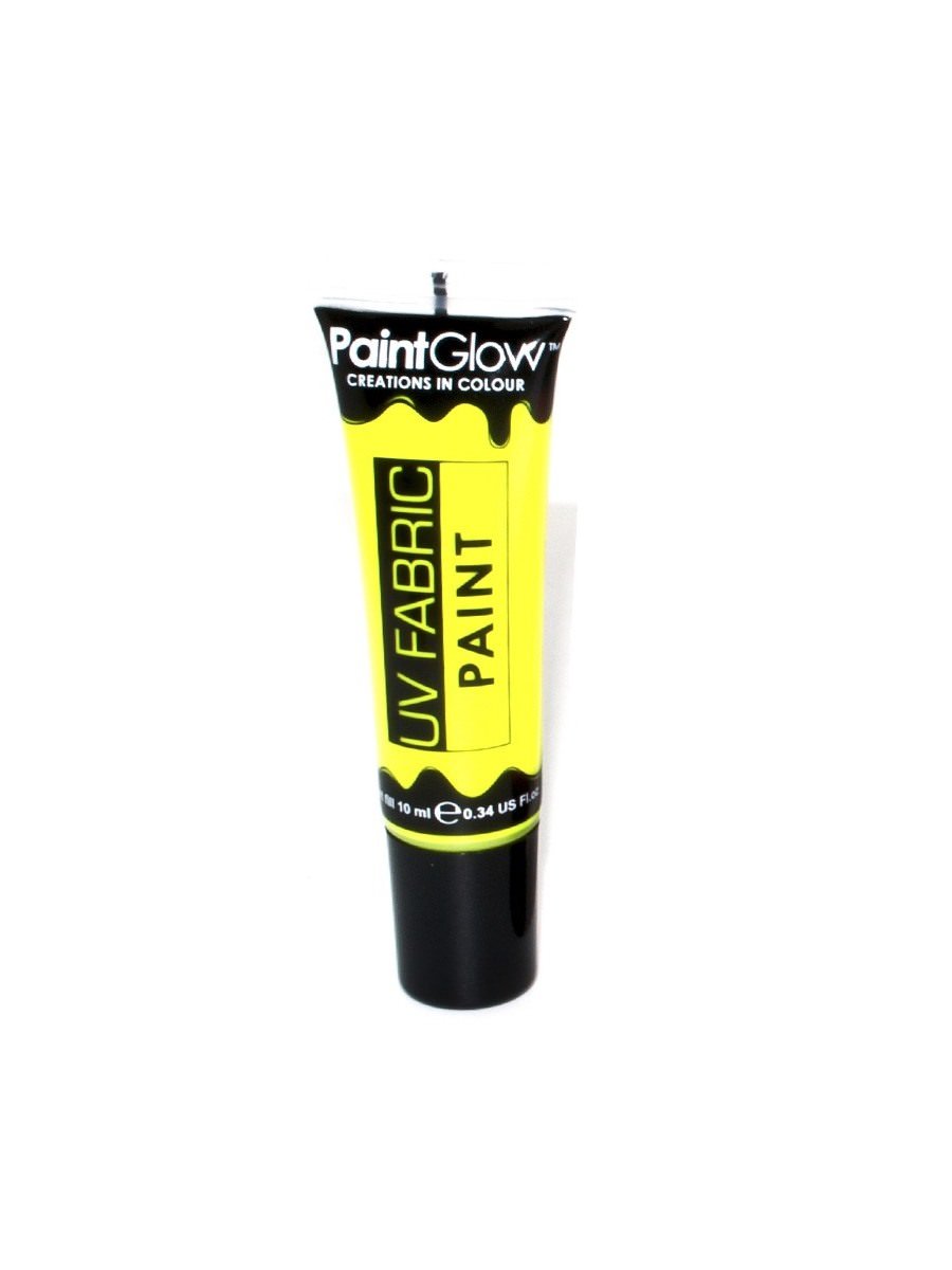 UV Fabric Paint, Yellow, 10ml