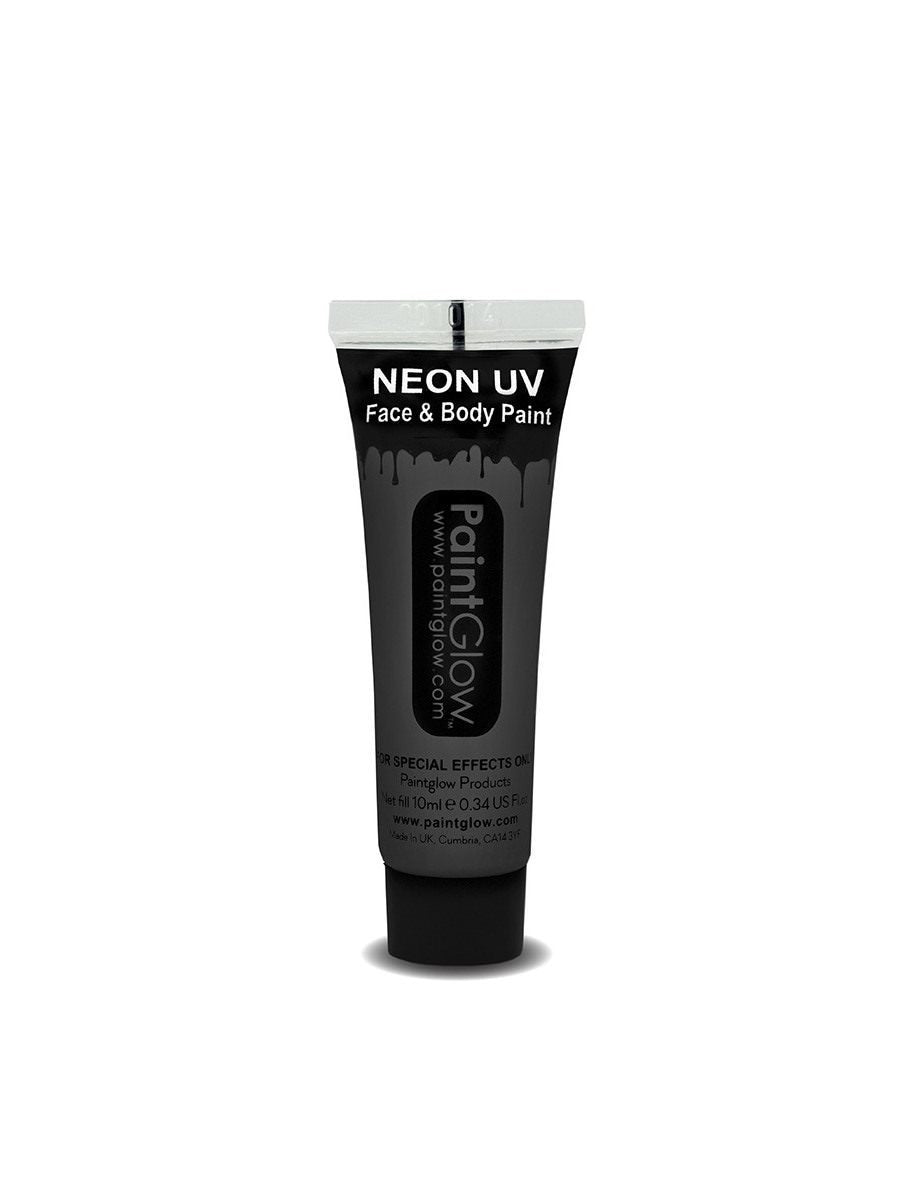 UV Face & Body Paint, Black, 10ml
