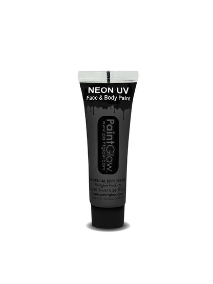 UV Face & Body Paint, Black, 10ml