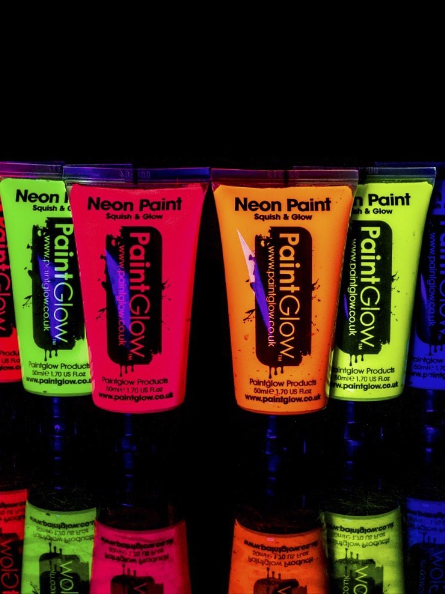 UV Face & Body Paint, Yellow, 50ml Alternative View 1.jpg