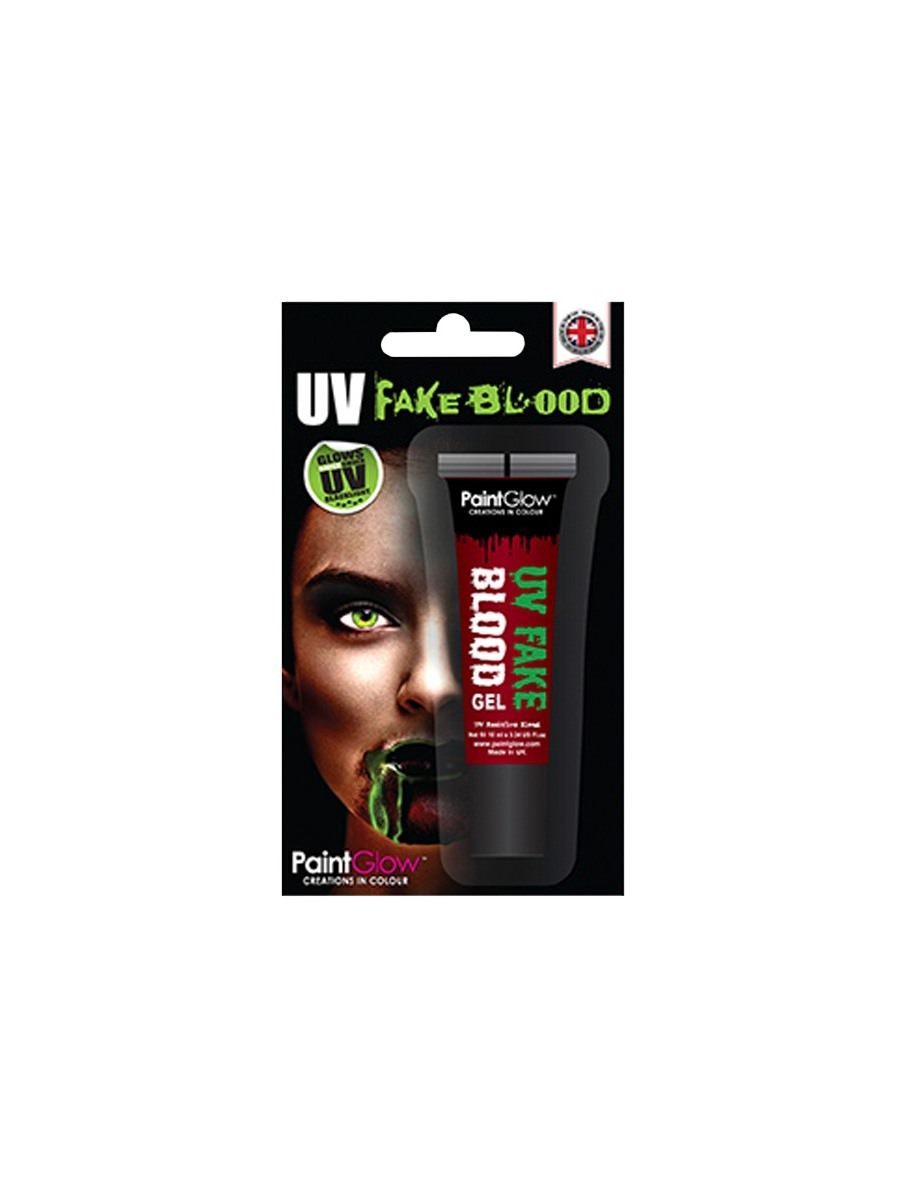 UV Fake Blood Gel, Green, 10ml, Blister Pack